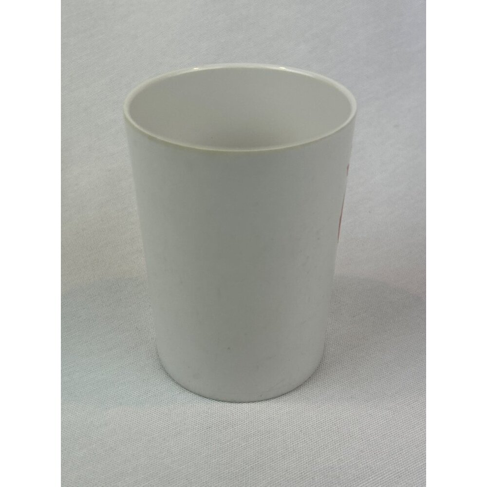 Vintage Lenox Ware White Tumbler Orange Lion Child's Plastic Cup - Picture 3 of 9
